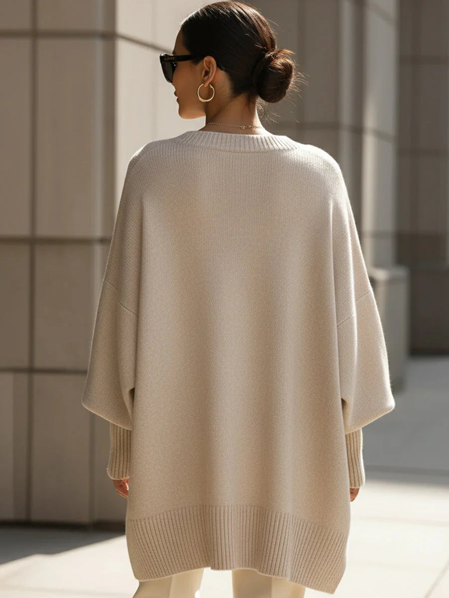 SOPHISTICATED WOOL-BLEND SWEATER