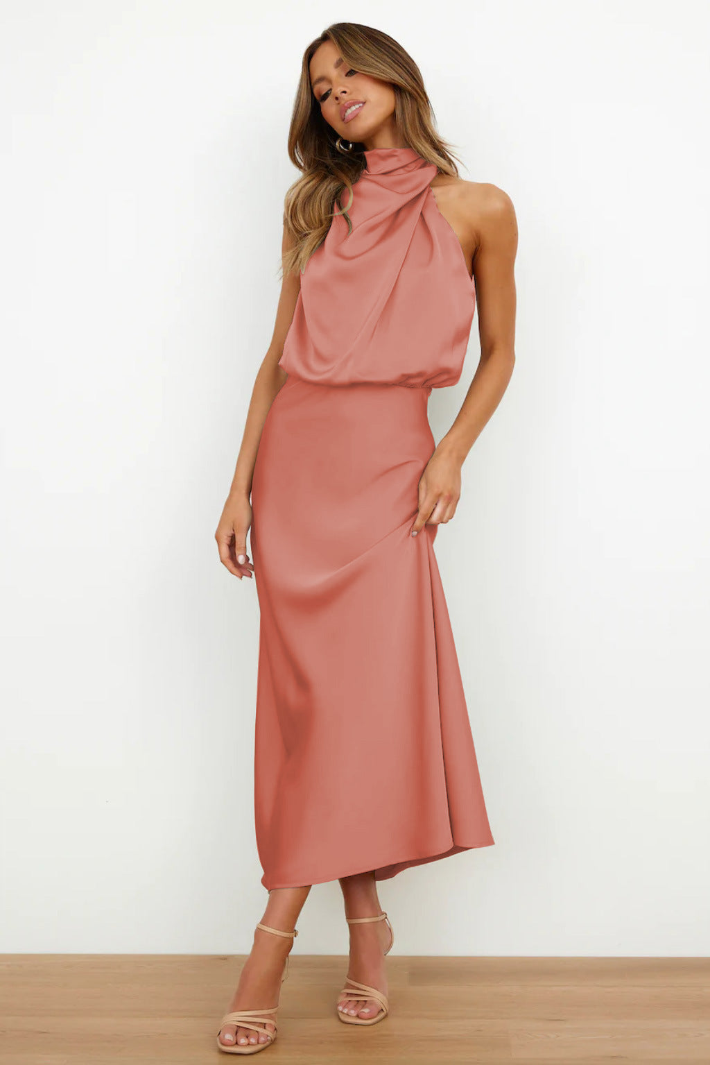 Violet | Drape Maxi Dress