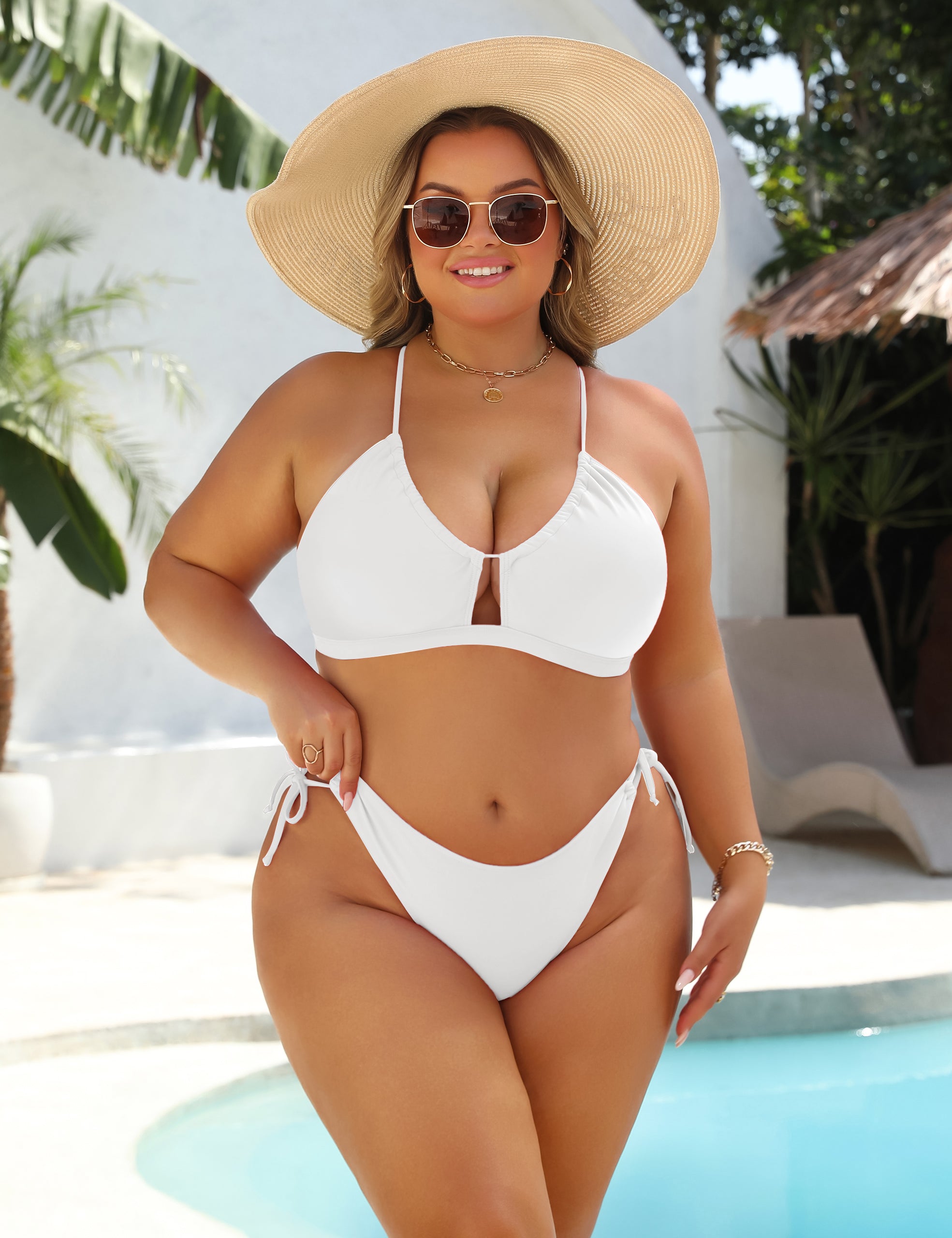 Christina | Adjustable Tie-Side Bikini Set