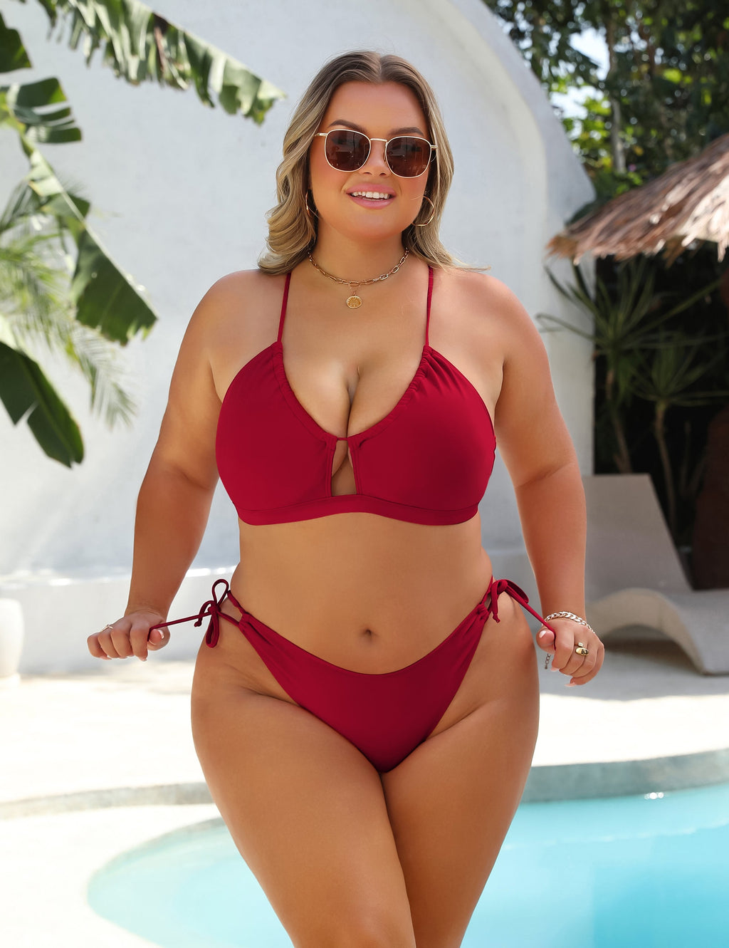Christina | Adjustable Tie-Side Bikini Set