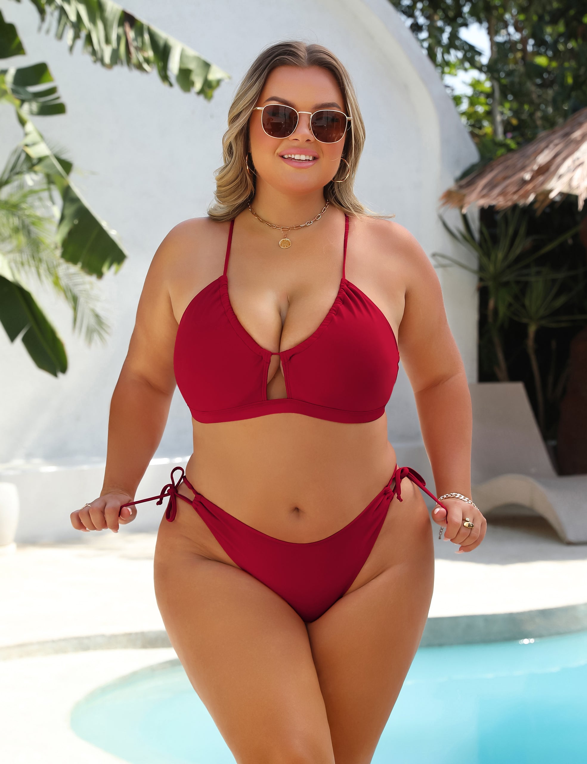 Christina | Adjustable Tie-Side Bikini Set