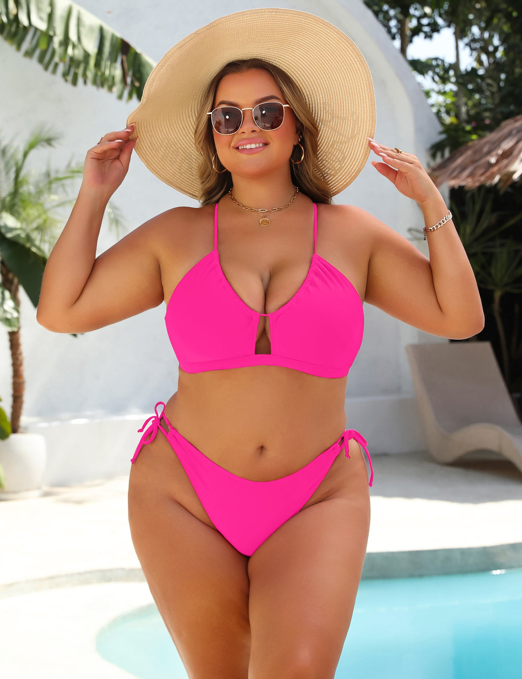 Christina | Adjustable Tie-Side Bikini Set
