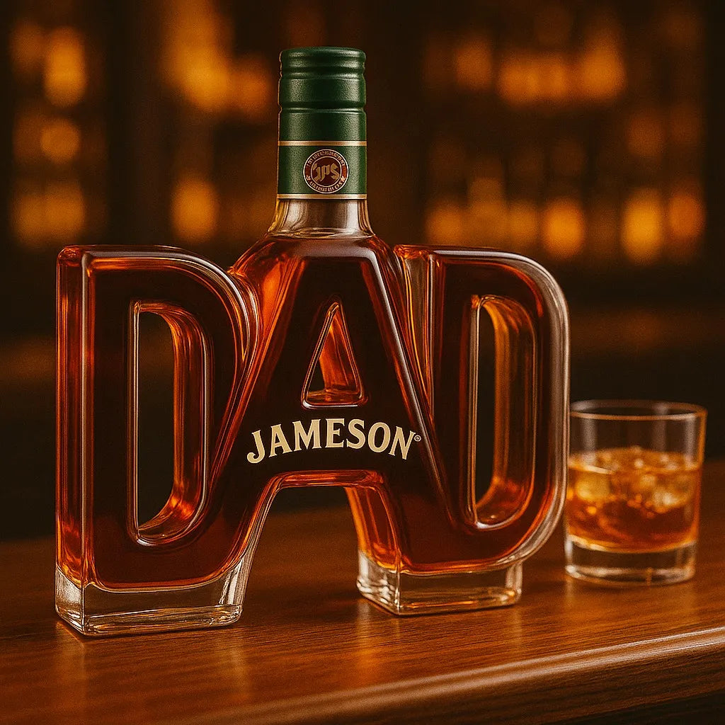 Jack Daniel's Whiskey Bottles - Dad Edition