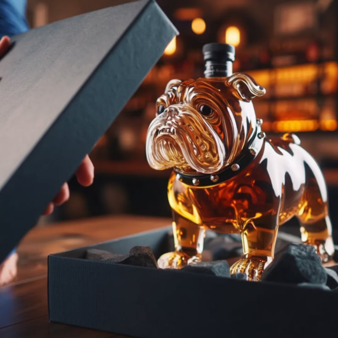 Whiskey Bottles - Bulldog Edition