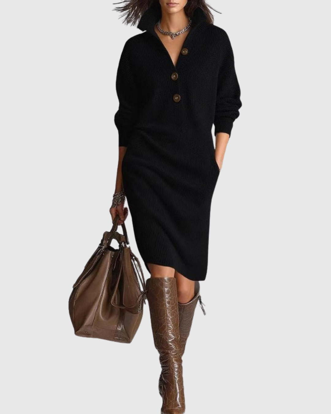 ARIANELL | WINTER WOOL MIDI DRESS