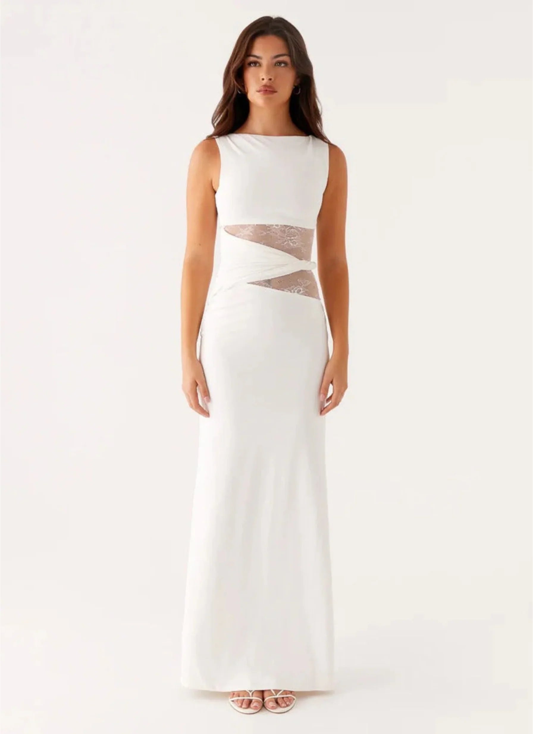 Leni | Sculpted Lace Elegant Dress