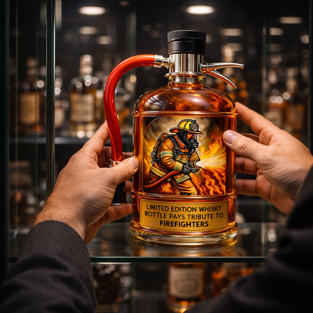 Whiskey Bottles - Fire Extinguisher Edition