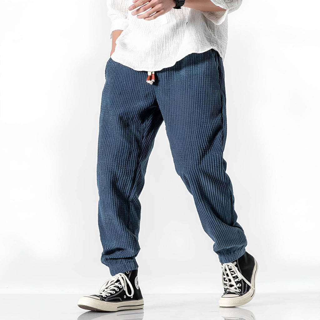 Pantalones Ramiro de Pana Modernos con Ajuste Cómodo y Suave