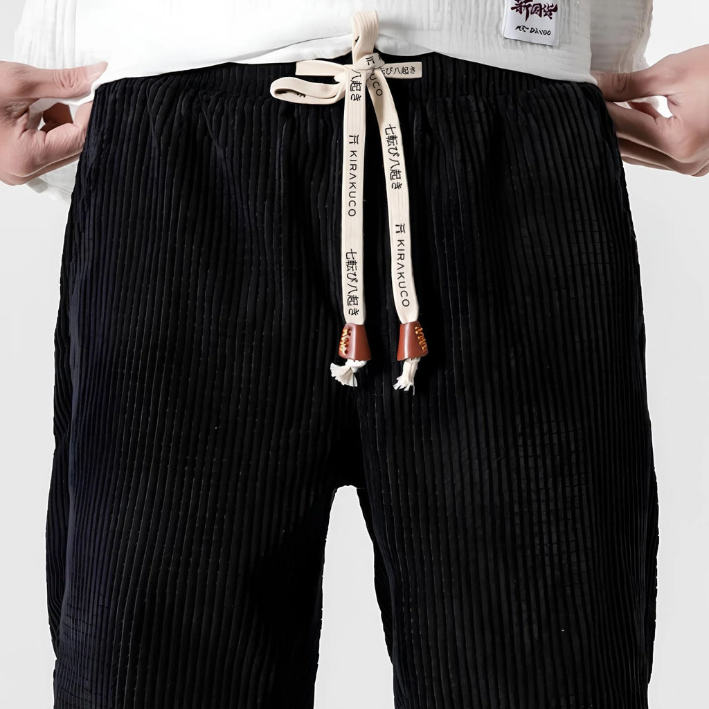 Pantalones Ramiro de Pana Modernos con Ajuste Cómodo y Suave