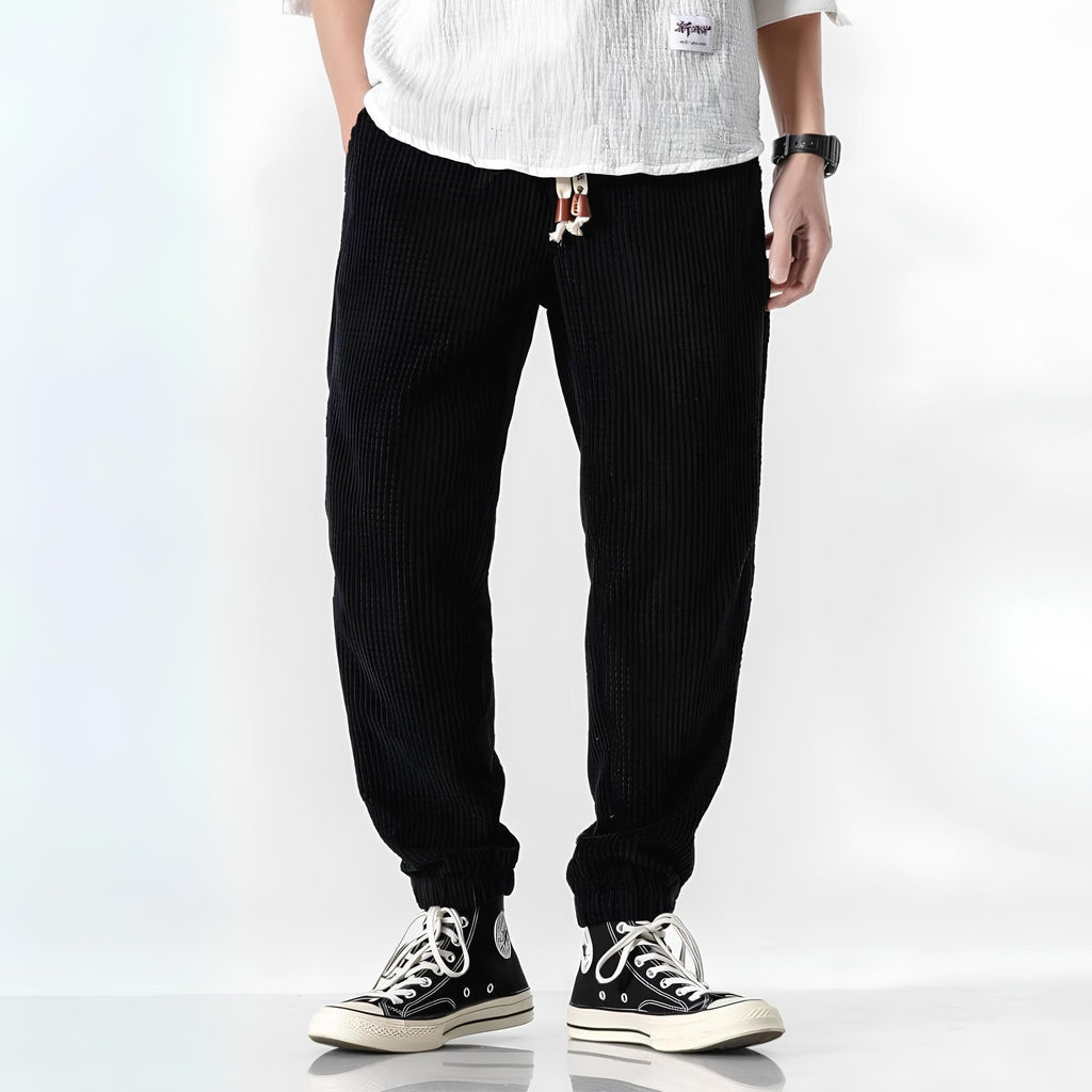 Pantalones Ramiro de Pana Modernos con Ajuste Cómodo y Suave