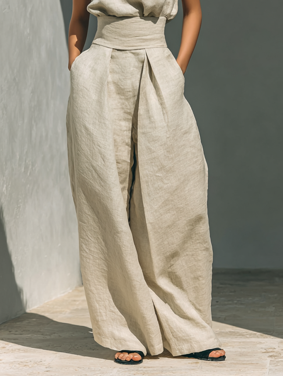 Co-ord Set Minimalist Linen
