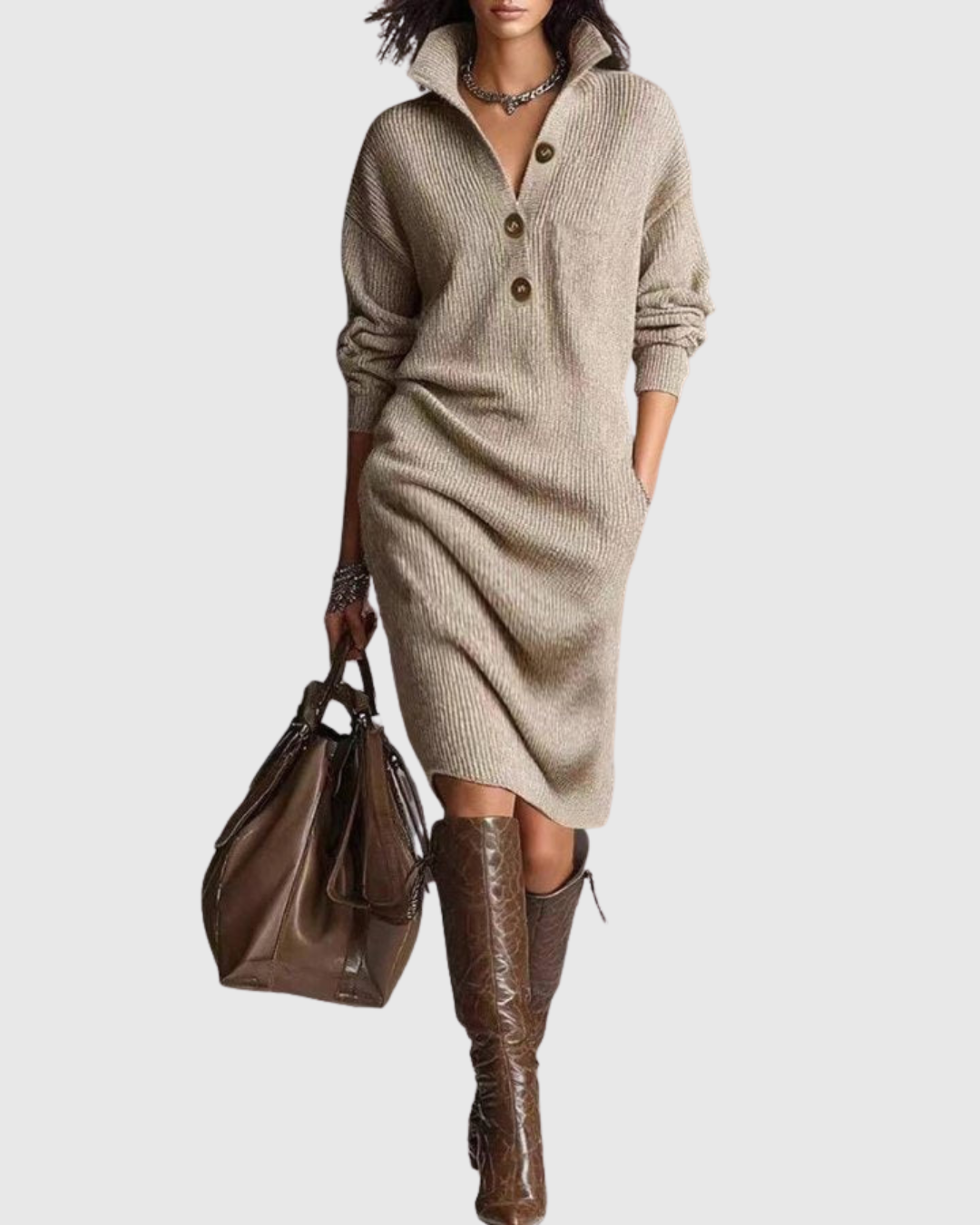 ARIANELL | WINTER WOOL MIDI DRESS