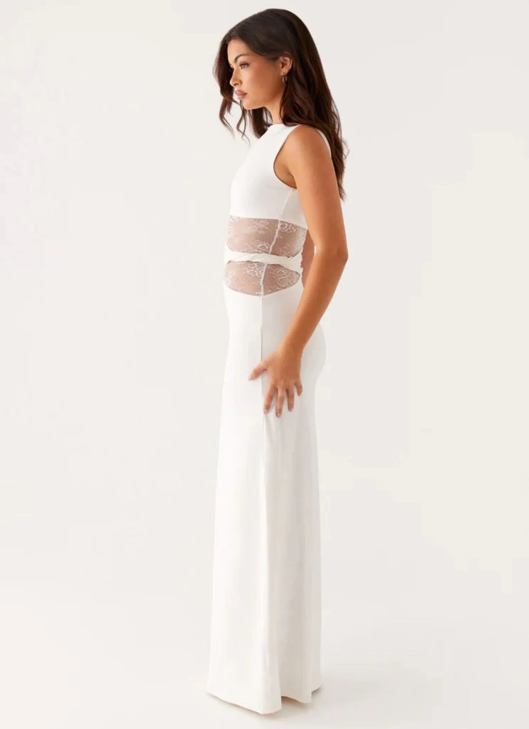 Leni | Sculpted Lace Elegant Dress