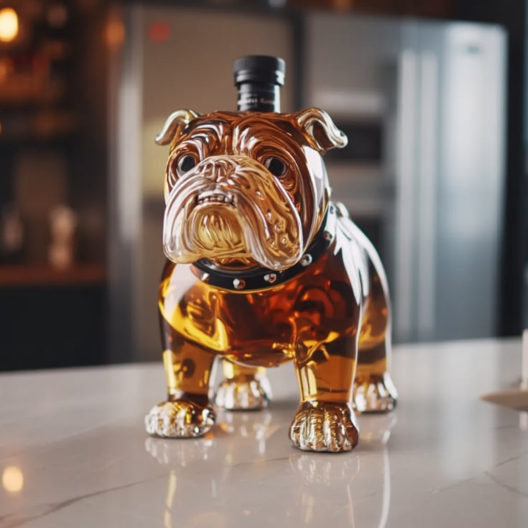 Whiskey Bottles - Bulldog Edition