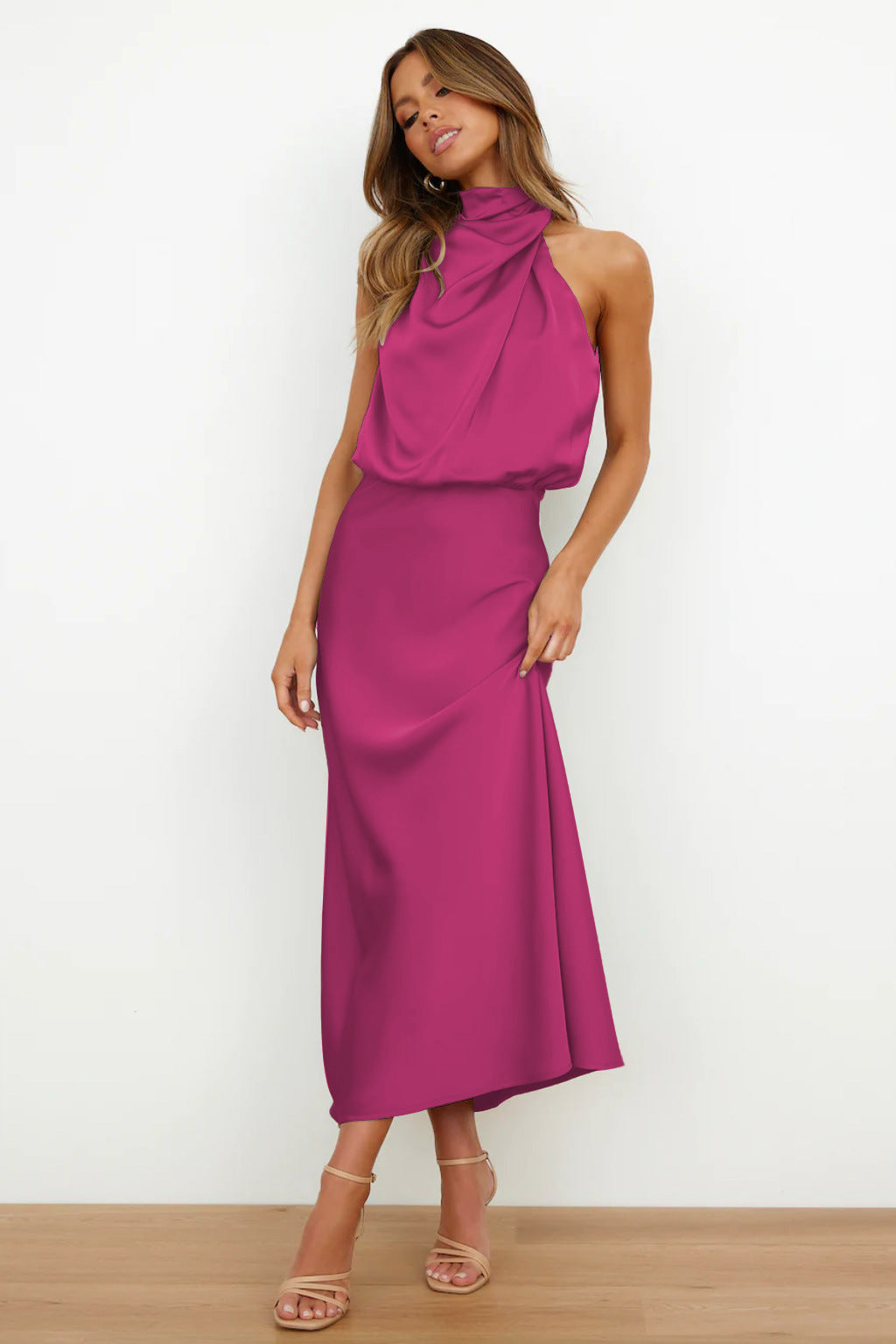 Violet | Drape Maxi Dress