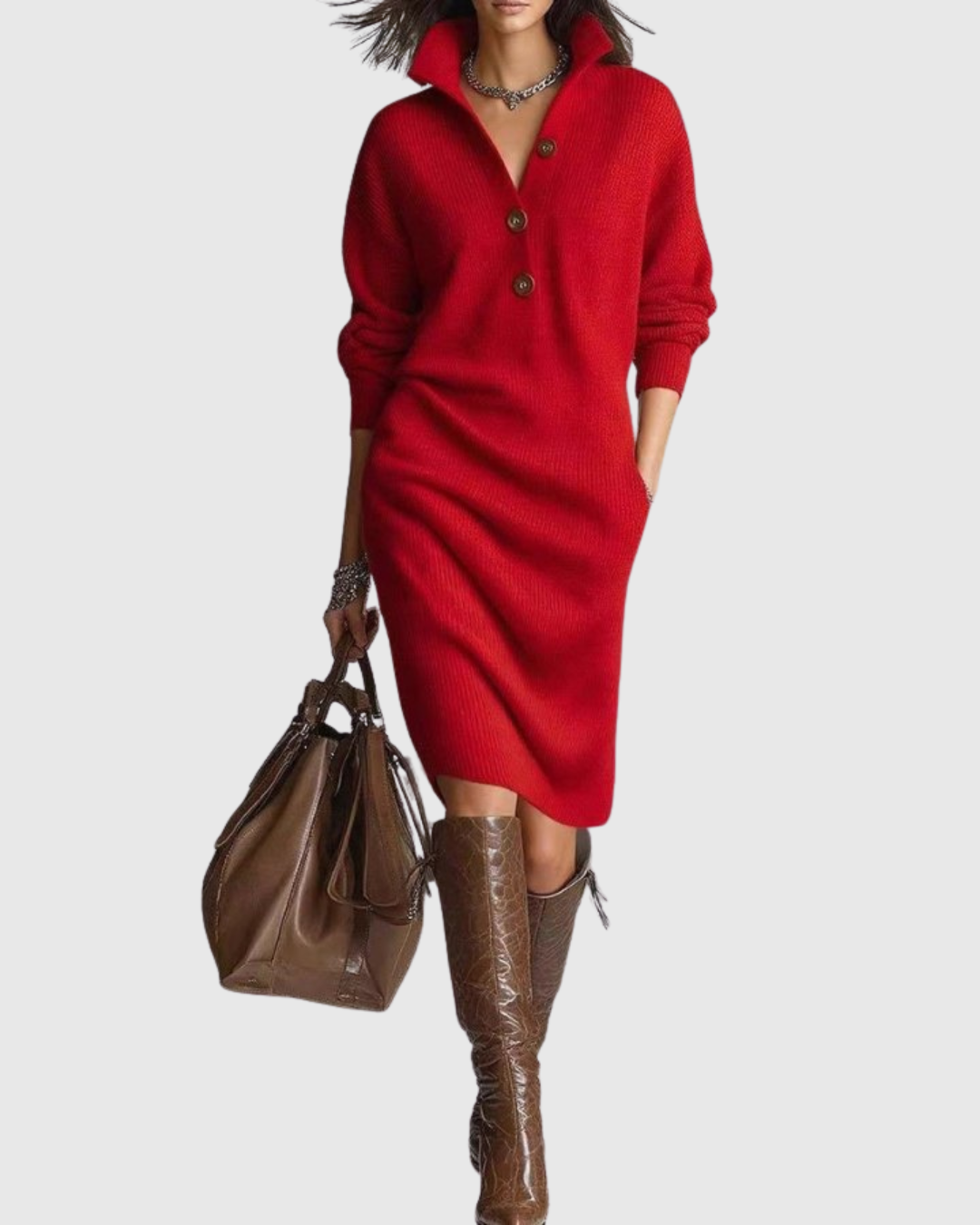ARIANELL | WINTER WOOL MIDI DRESS