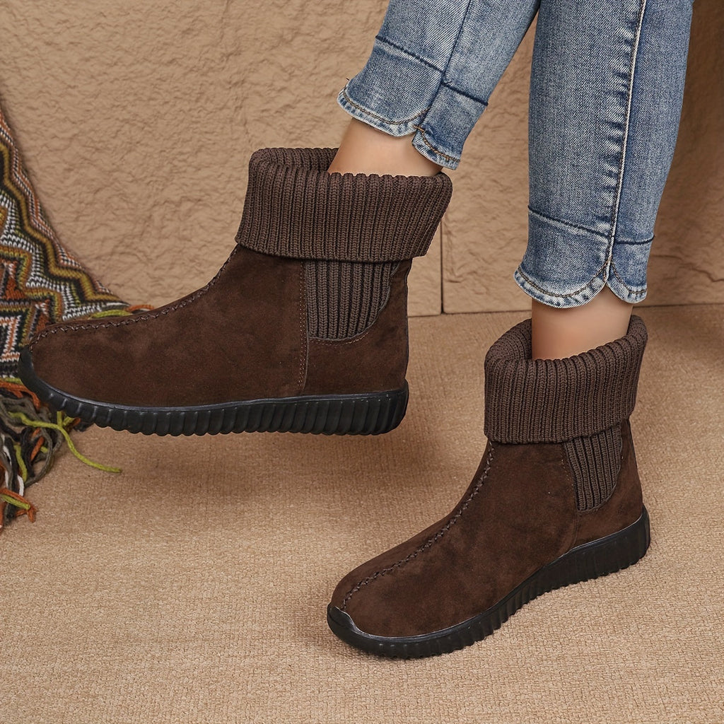 🔥Última promoción: 50 % de descuento. Botines de mujer de moda en color liso.