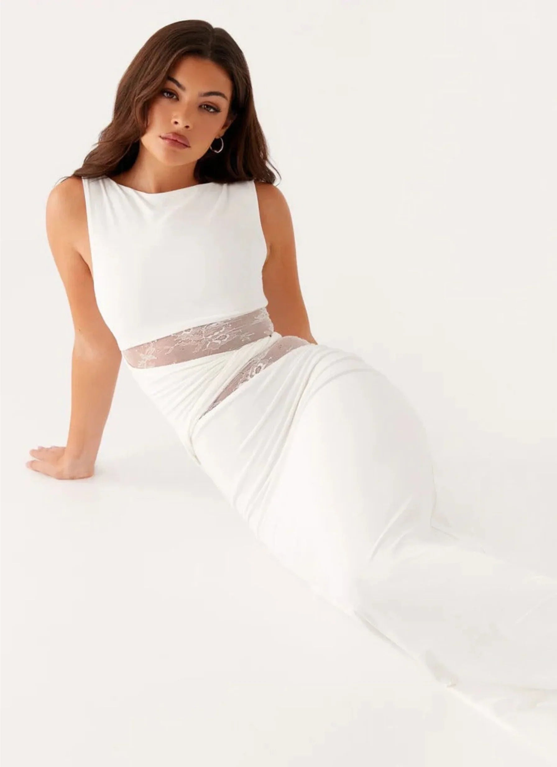 Leni | Sculpted Lace Elegant Dress