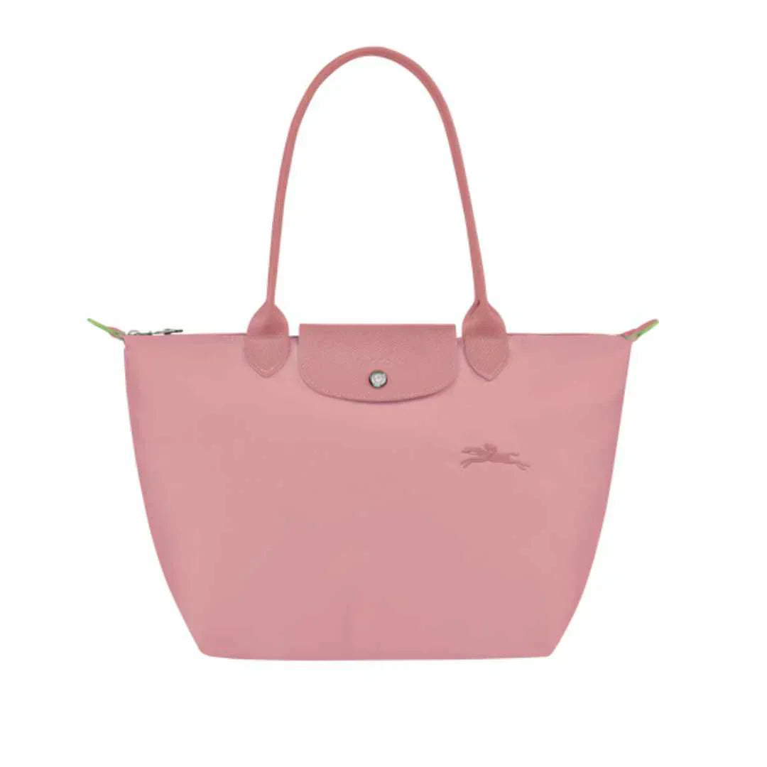 Lether Bag — Large Foldable Tote Bag, Blush Pink