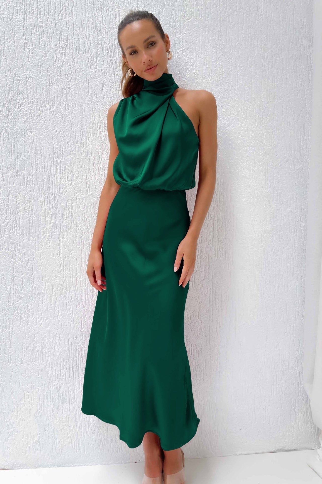 Violet | Drape Maxi Dress