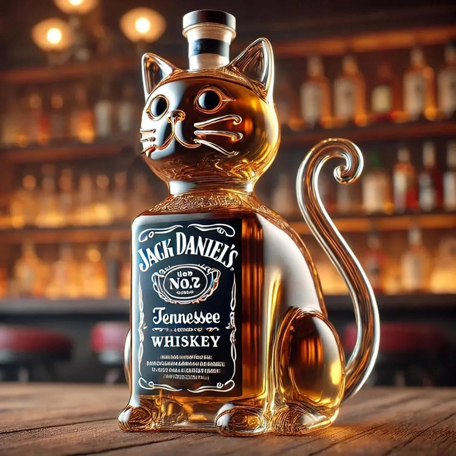 Whiskey Bottles - Cat Edition