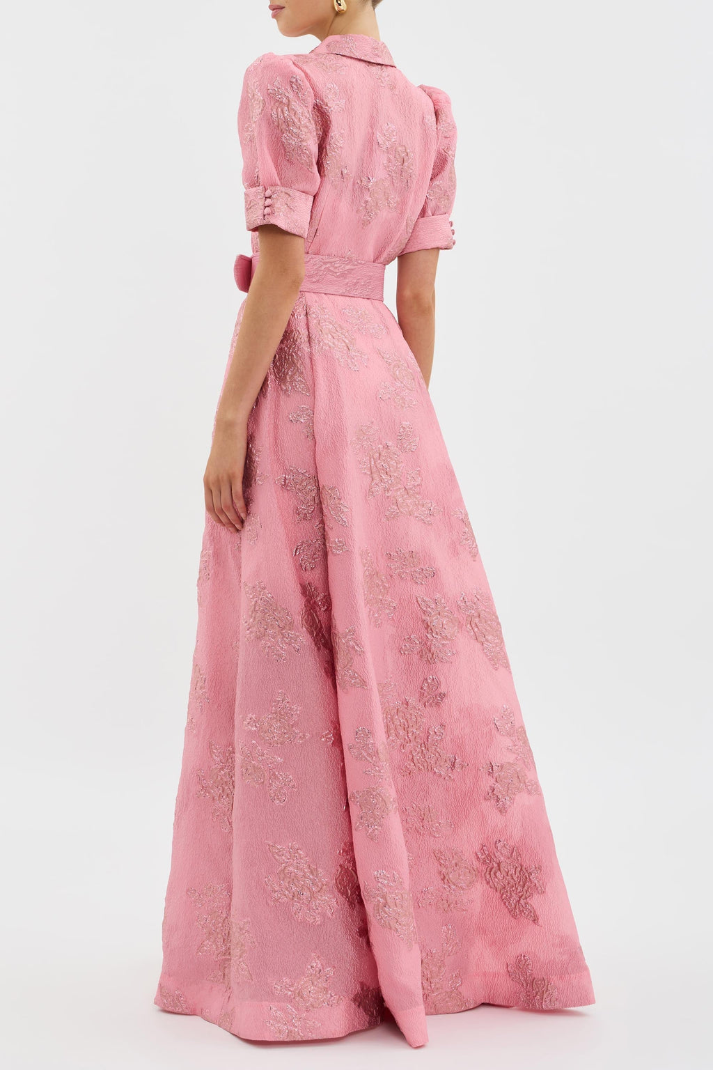 Aria | Puff Sleeve Midi Dress