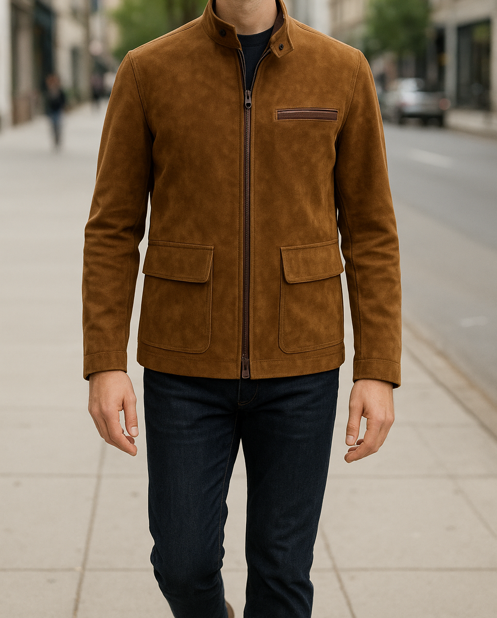 Montalbán - Chaqueta de Ante Clásica