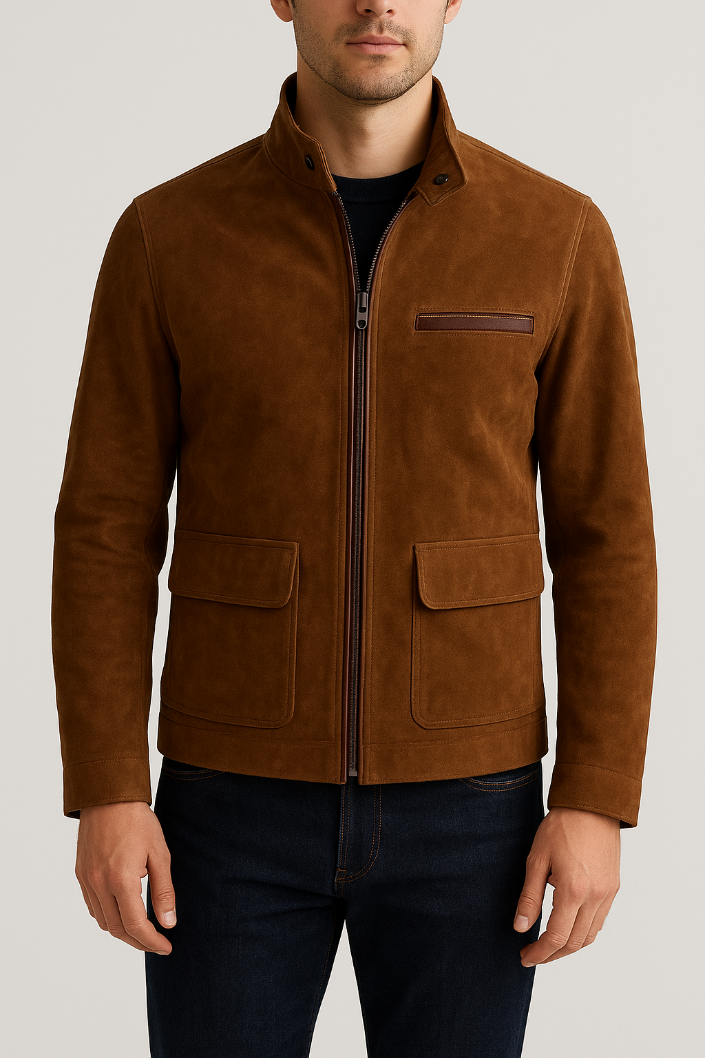 Montalbán - Chaqueta de Ante Clásica