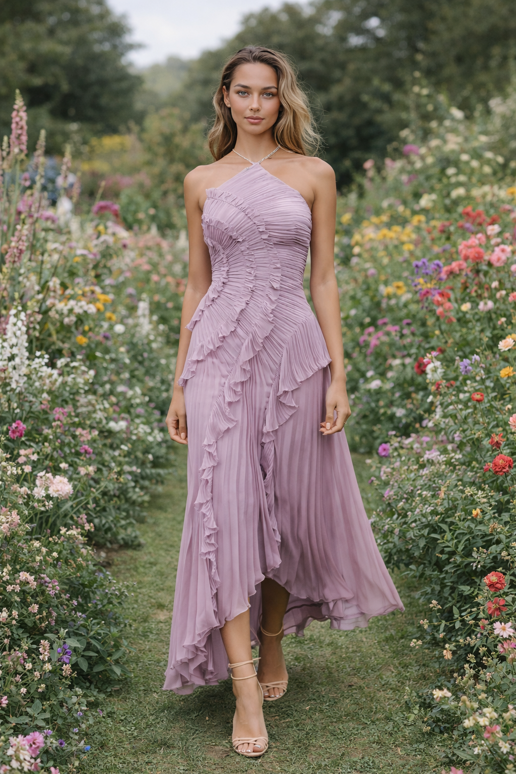 MELISA I LIMITED EDITION RUFFLED DRESS