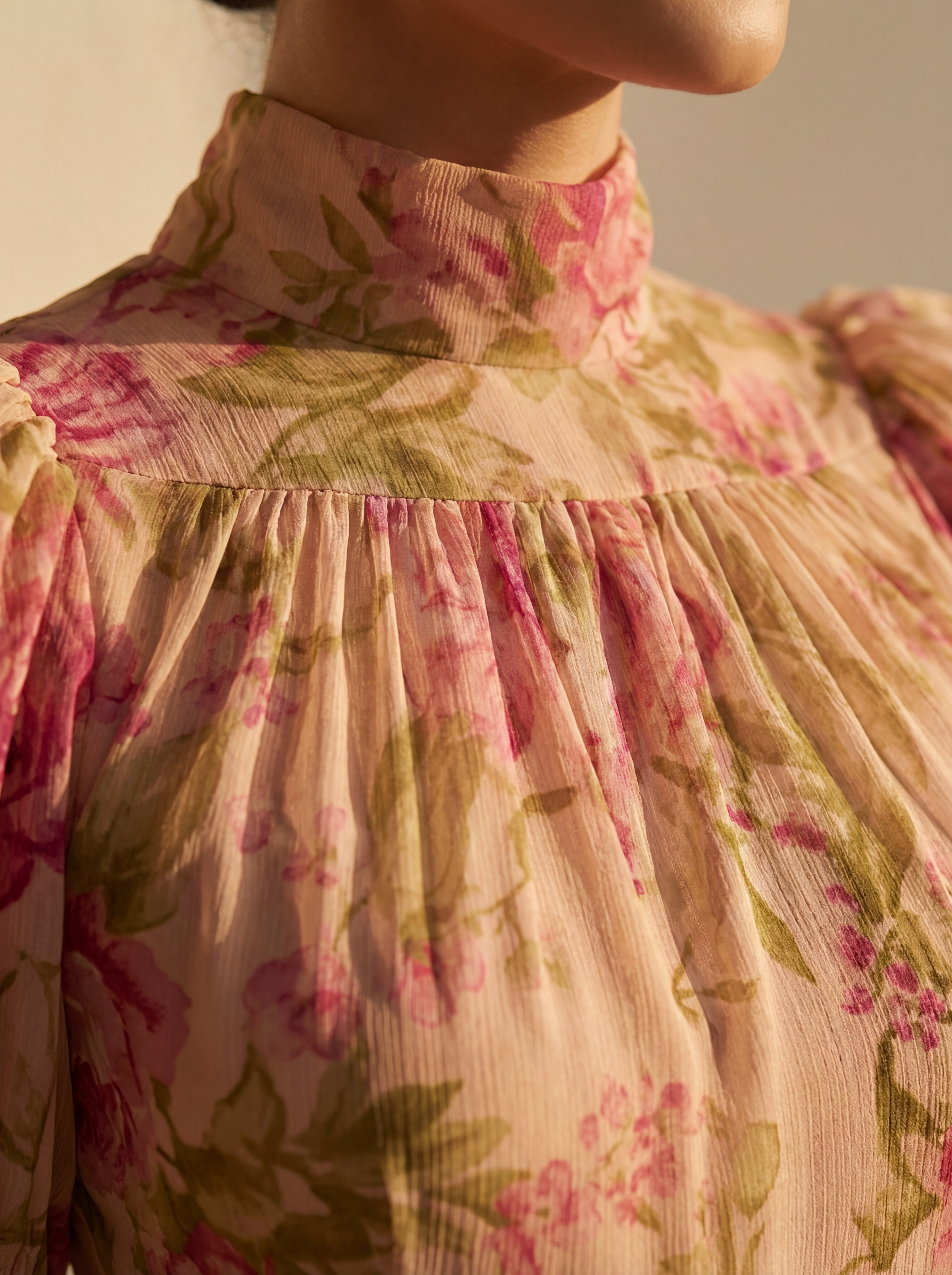 Rosario Watercolour Floral Midi Dress