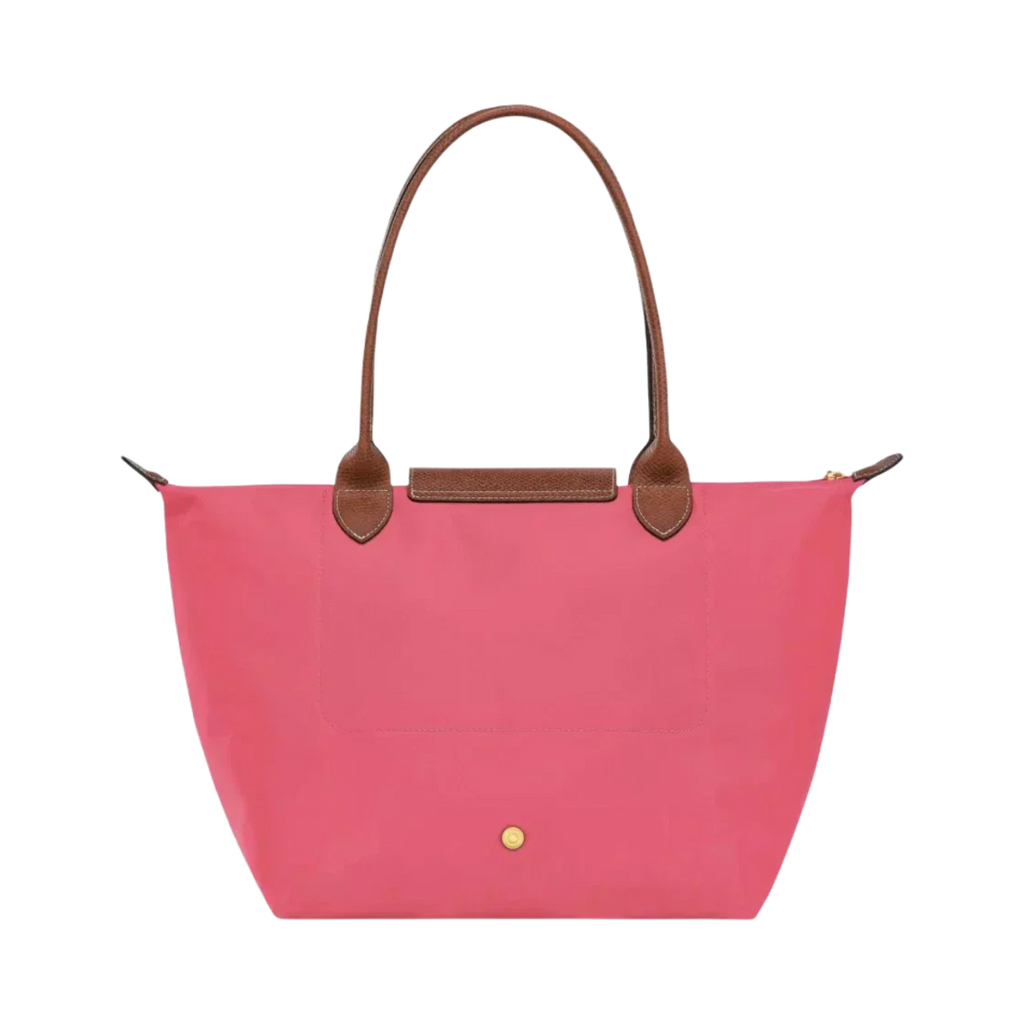 Lether Bag — Large Foldable Tote Bag, Pink