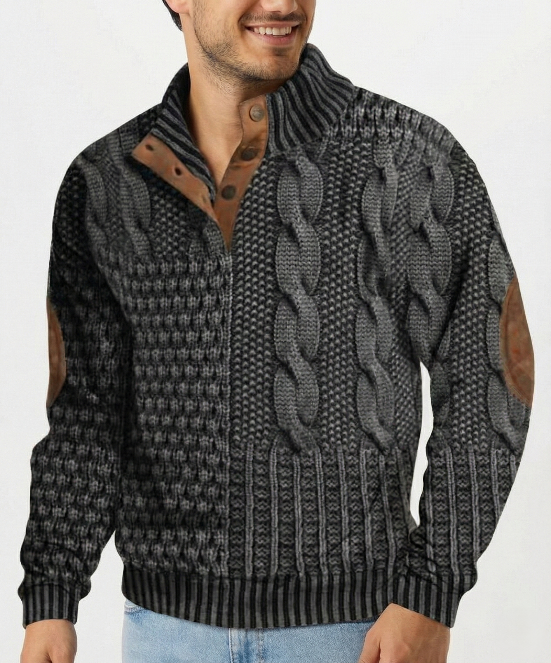 Suéter Matteo Vintage Chic de Punto Grueso y Suave