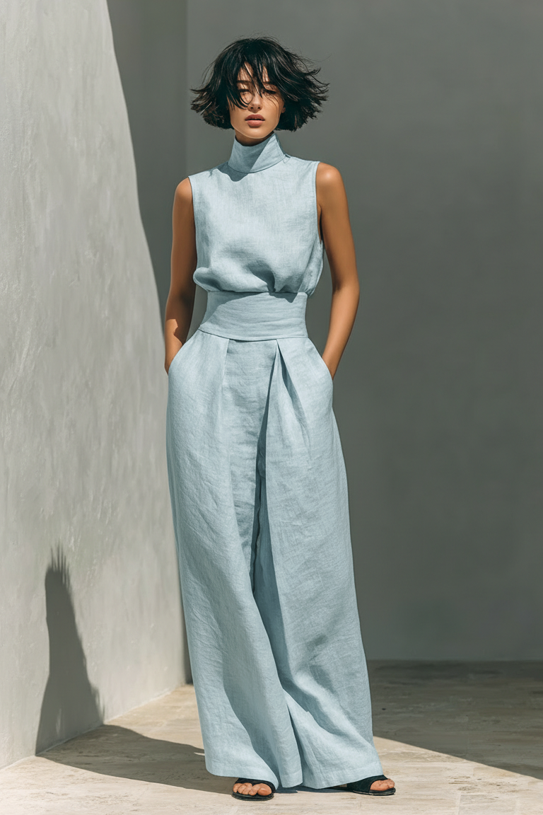 Co-ord Set Minimalist Linen