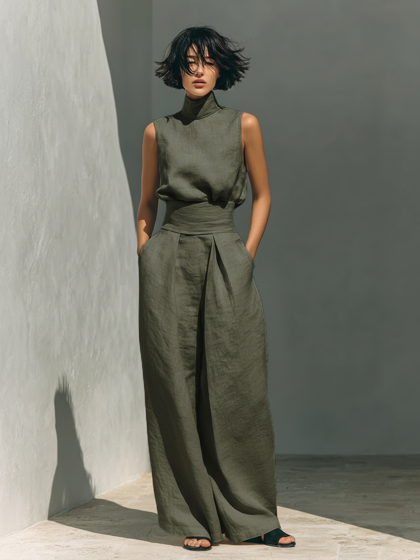 Co-ord Set Minimalist Linen