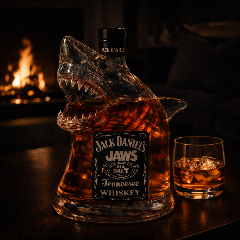 Whiskey Bottles - Shark Edition