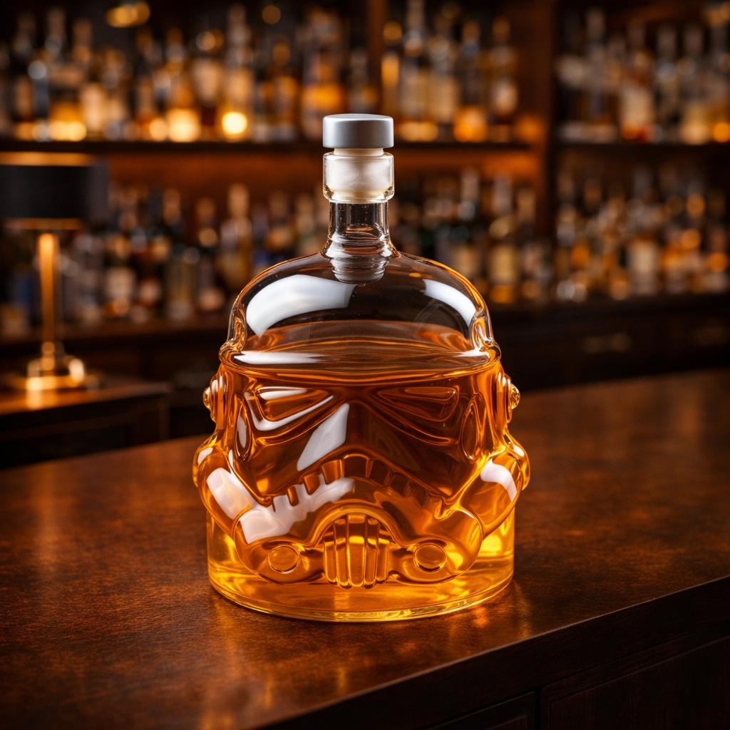 Whiskey Bottle - Bottle and Glass Set Edition