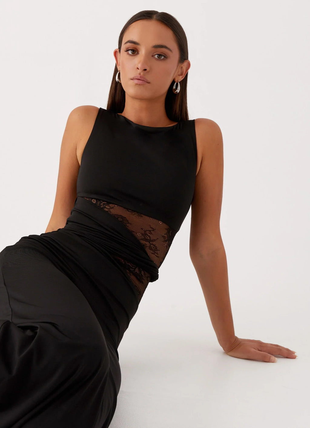 Leni | Sculpted Lace Elegant Dress