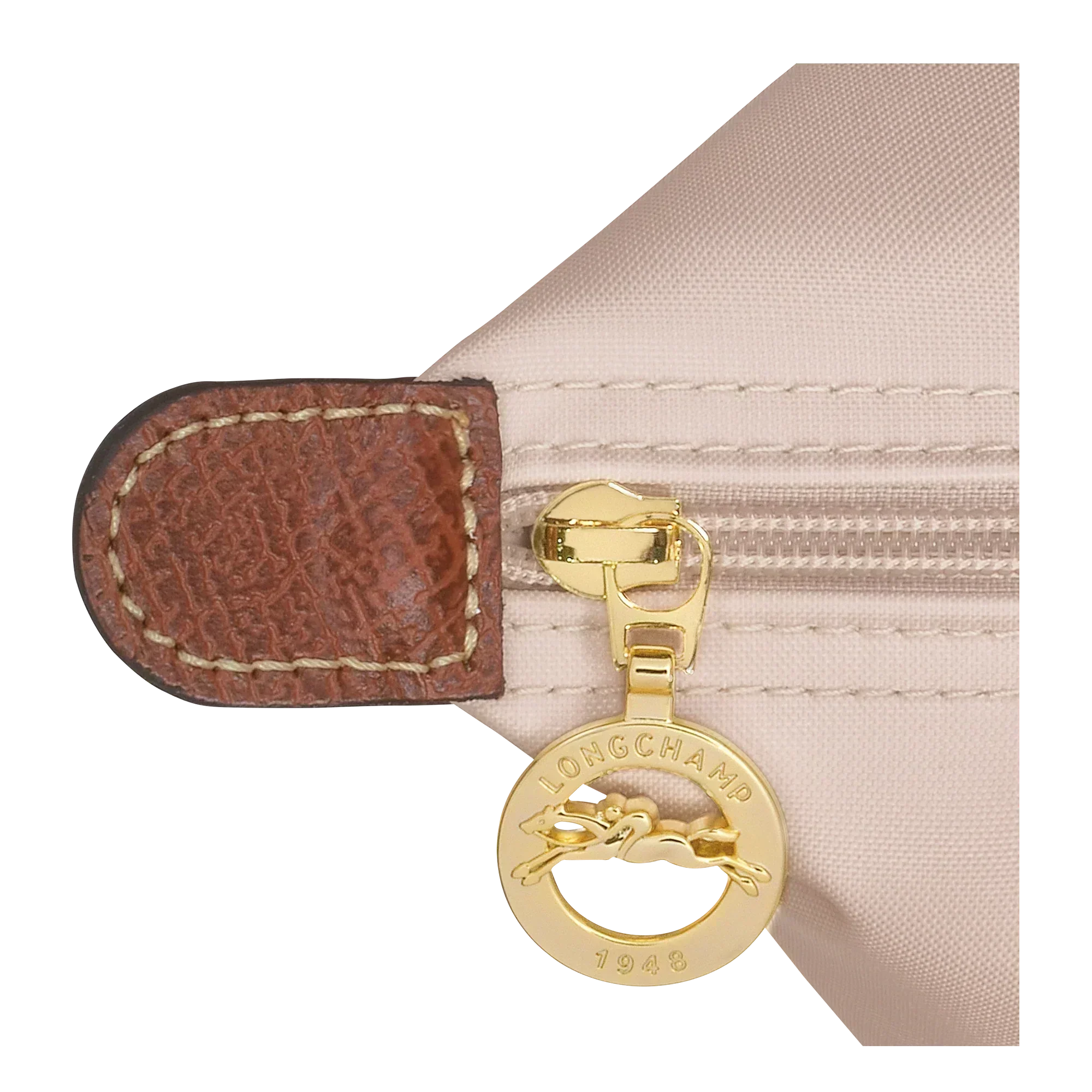 Lether Bag — Large Foldable Tote Bag, Cream