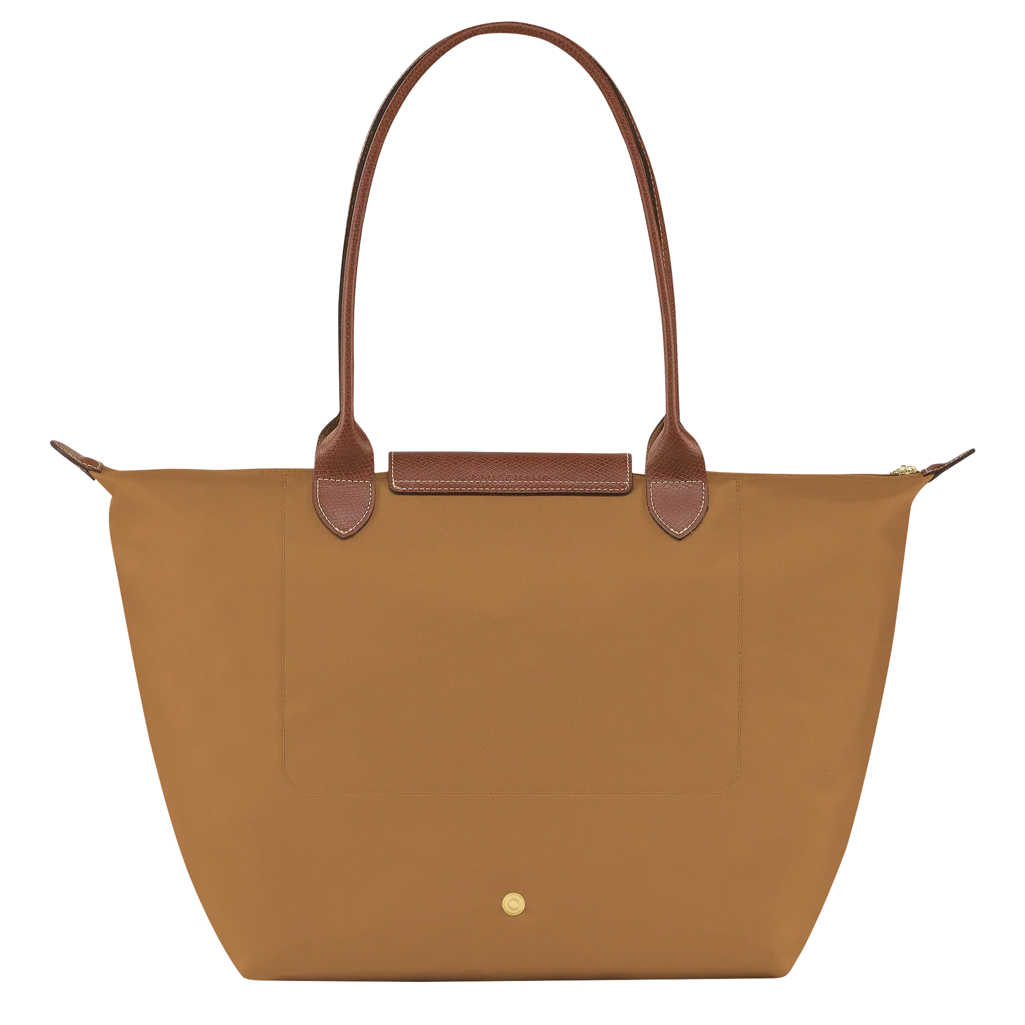 Lether Bag  — Large Foldable Tote Bag, Camel