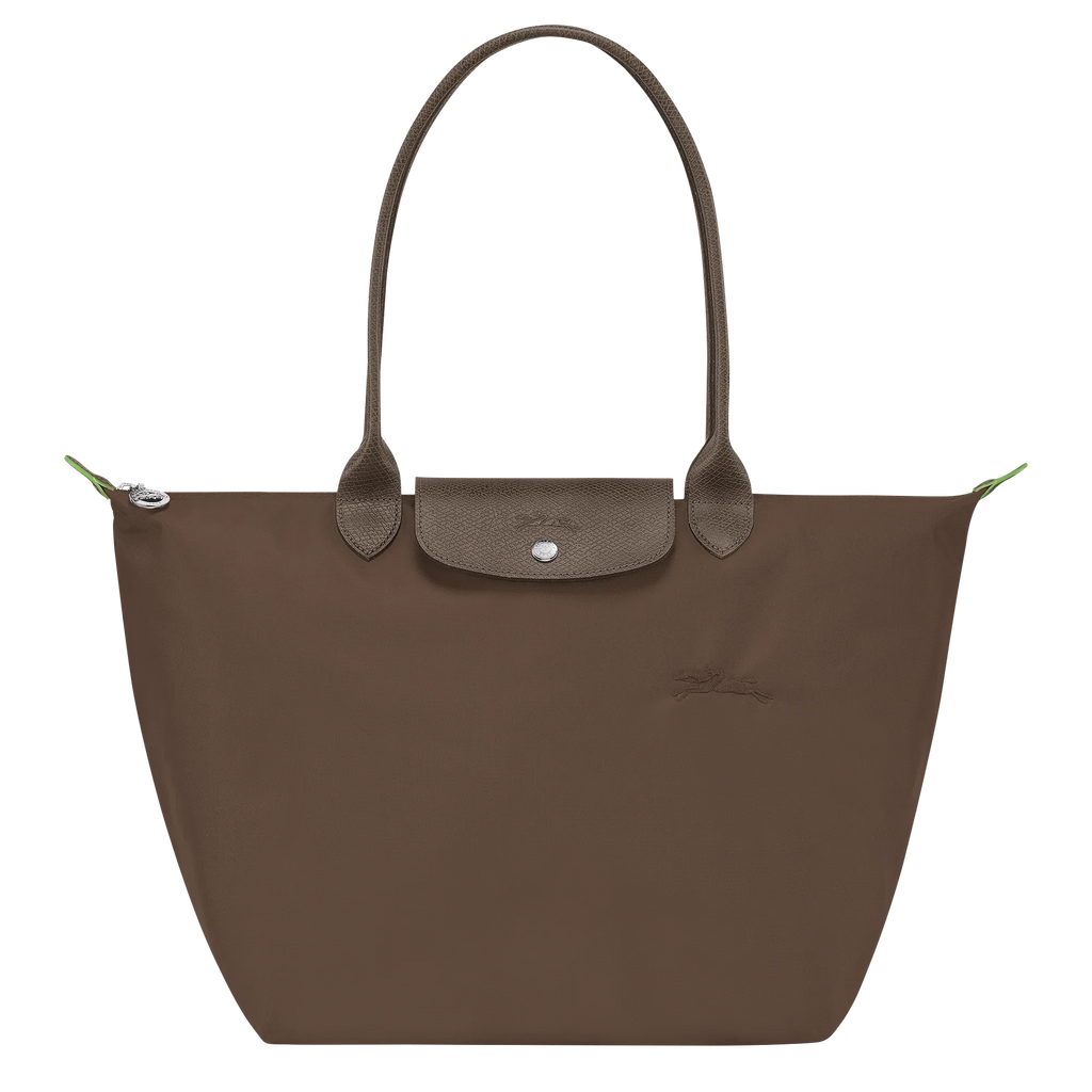 Lether Bag — Large Foldable Tote Bag, Khaki