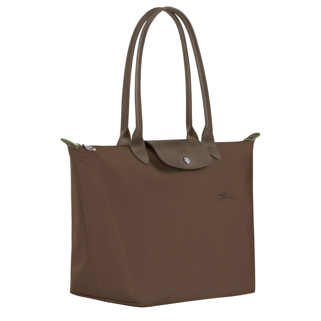 Lether Bag — Large Foldable Tote Bag, Khaki
