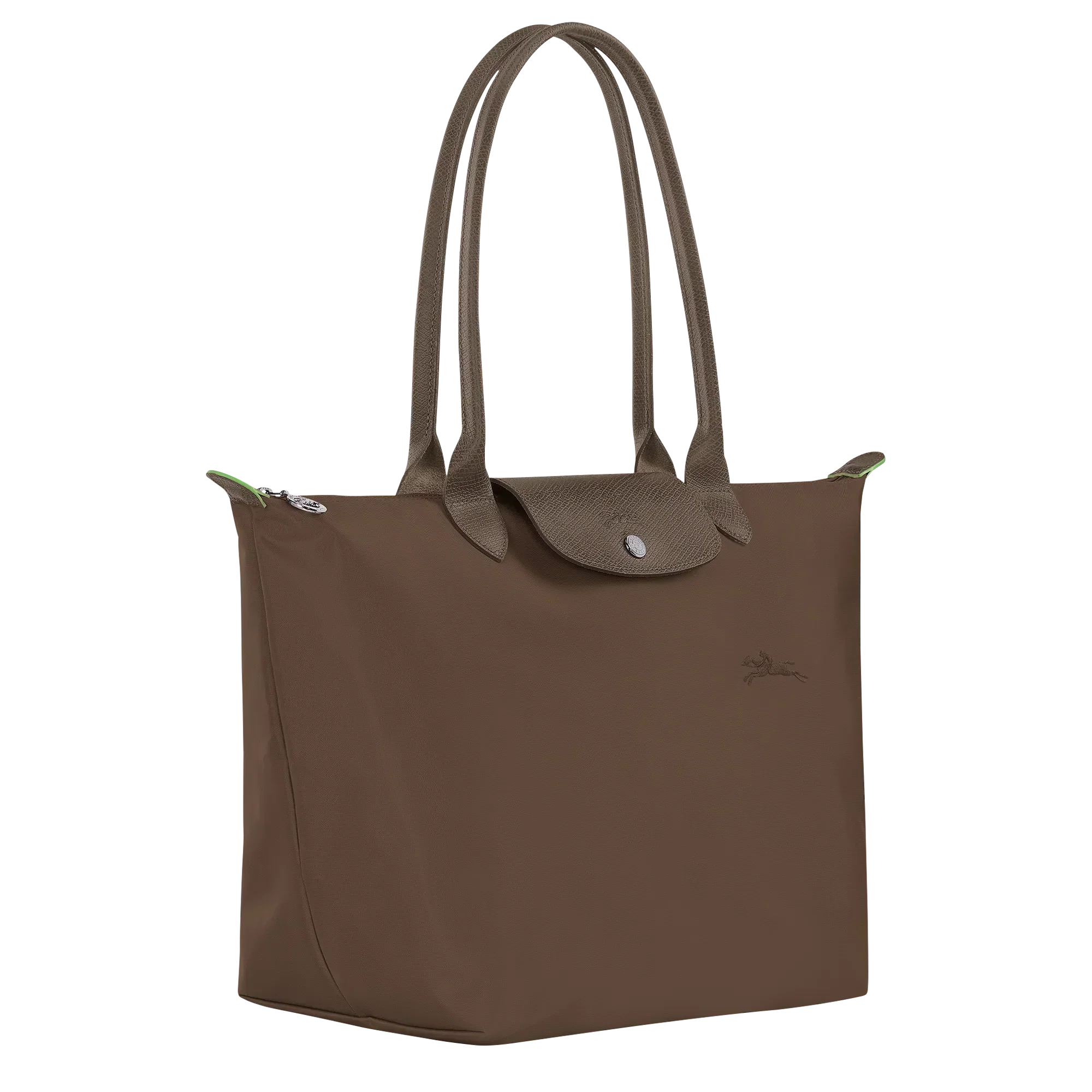 Lether Bag — Large Foldable Tote Bag, Khaki