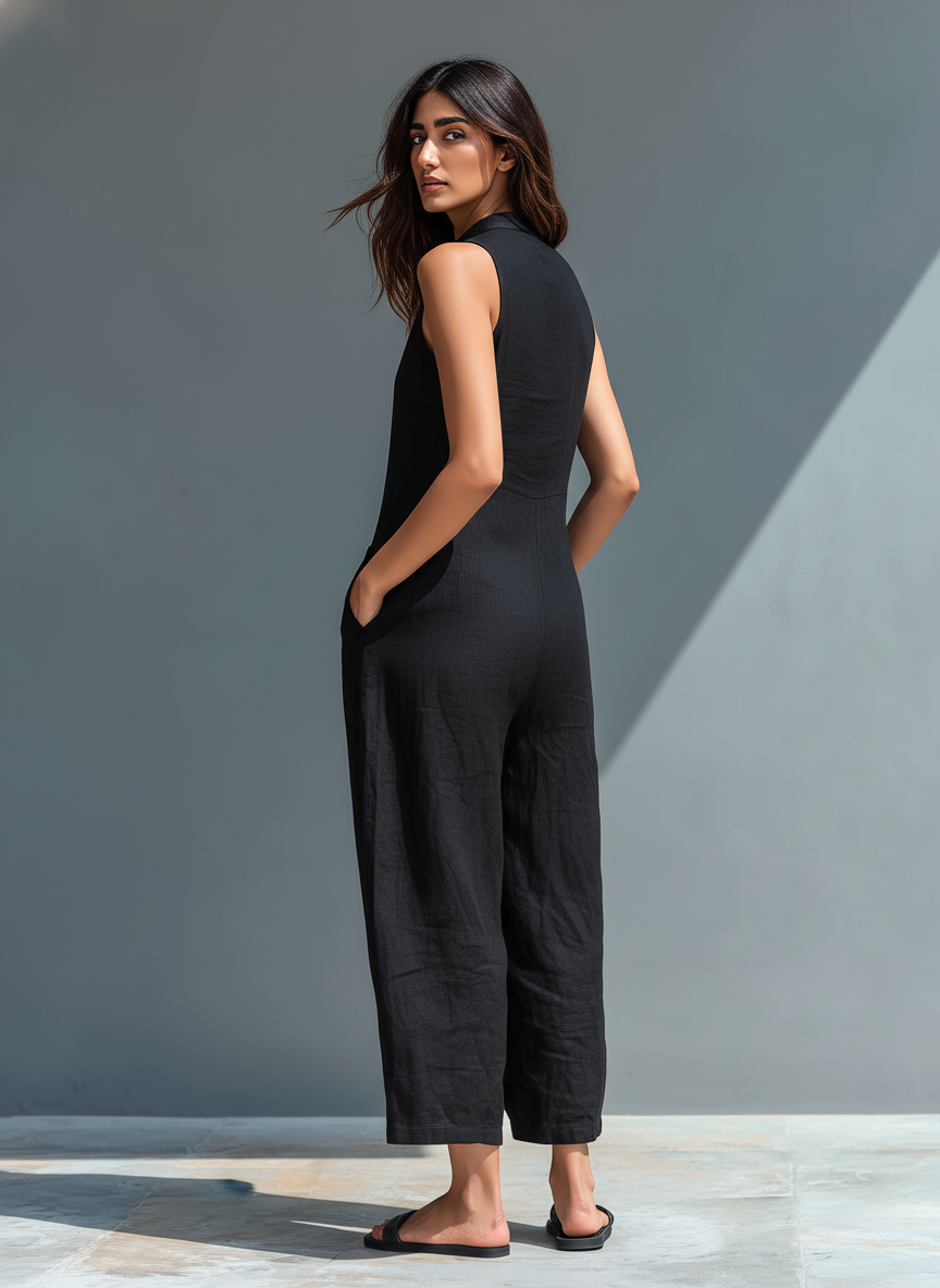 Claudia | Jumpsuit Minimalist Linen