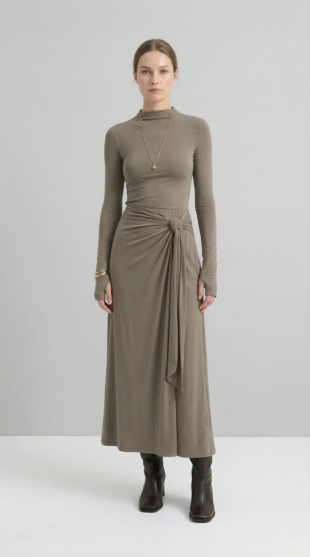 Naiara ❘ Maxi dress with side knot