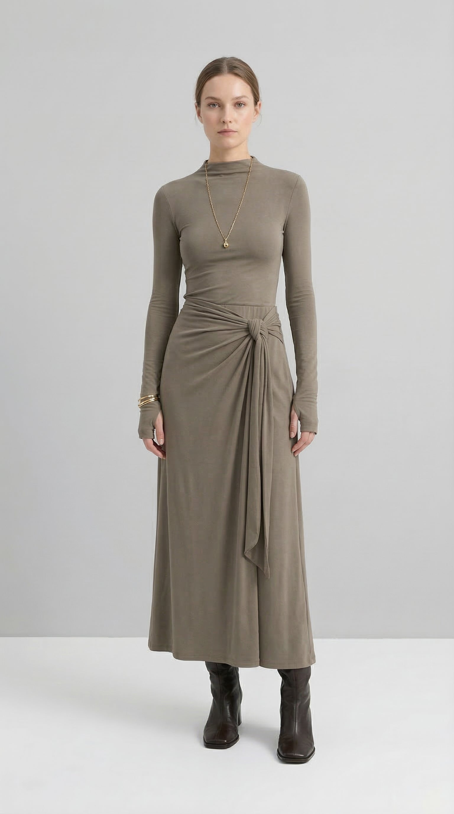 Naiara ❘ Maxi dress with side knot