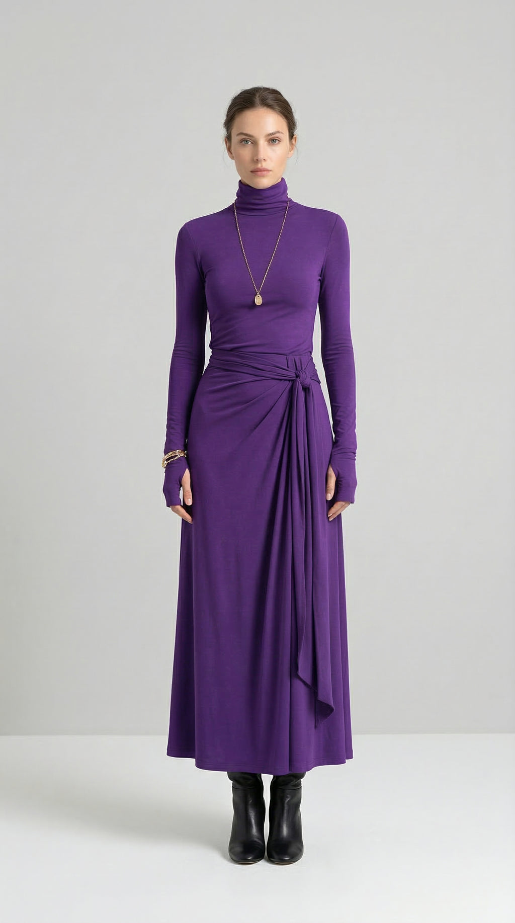 Naiara ❘ Maxi dress with side knot