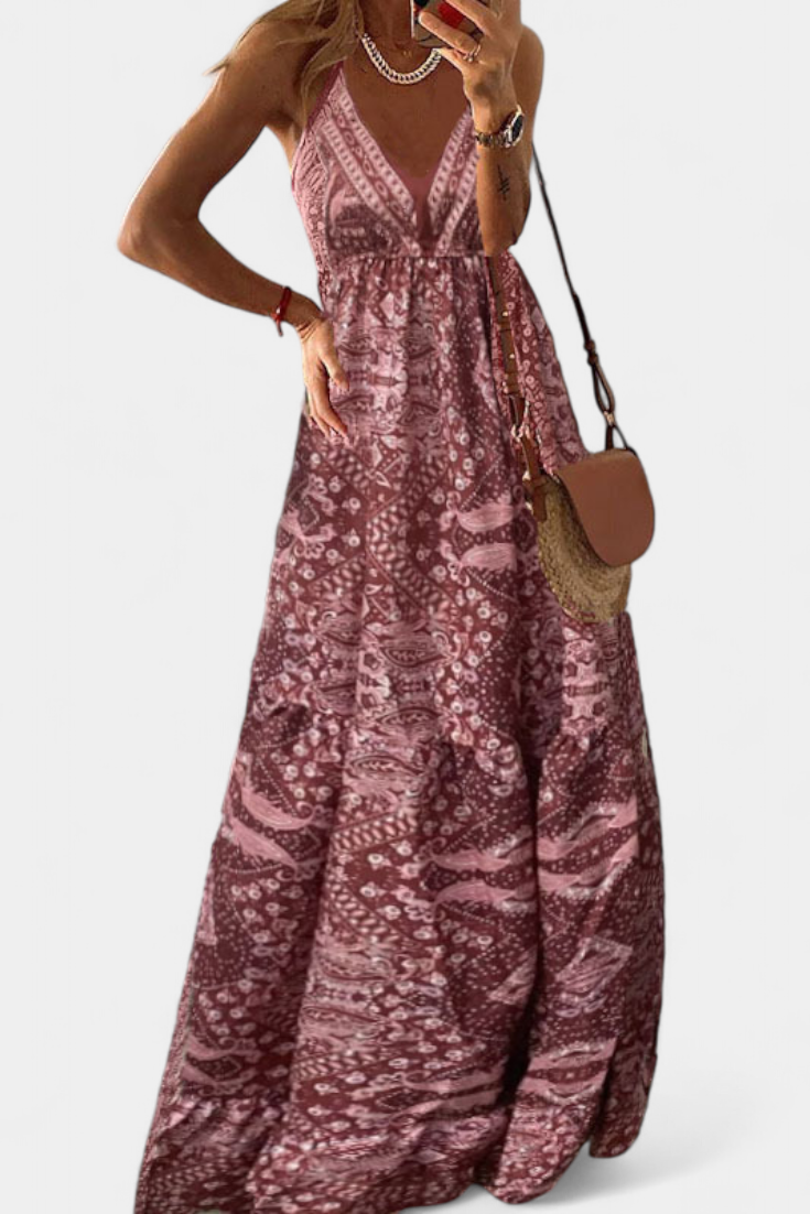Saira Floral Maxi Dress