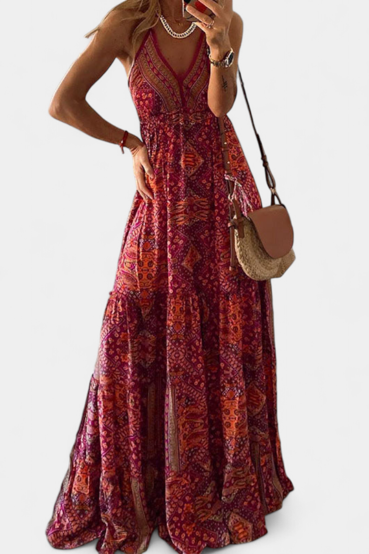 Saira Floral Maxi Dress