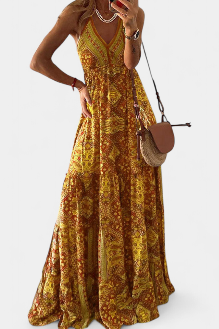Saira Floral Maxi Dress