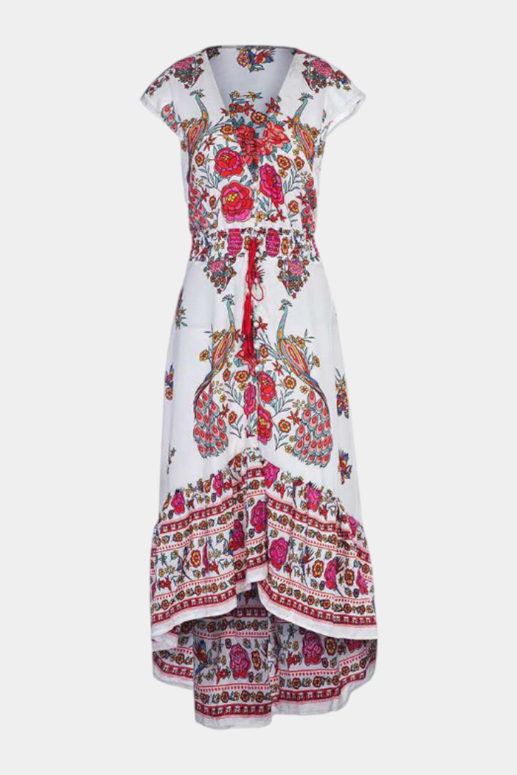 Chiara Bohemian Floral Maxi Dress